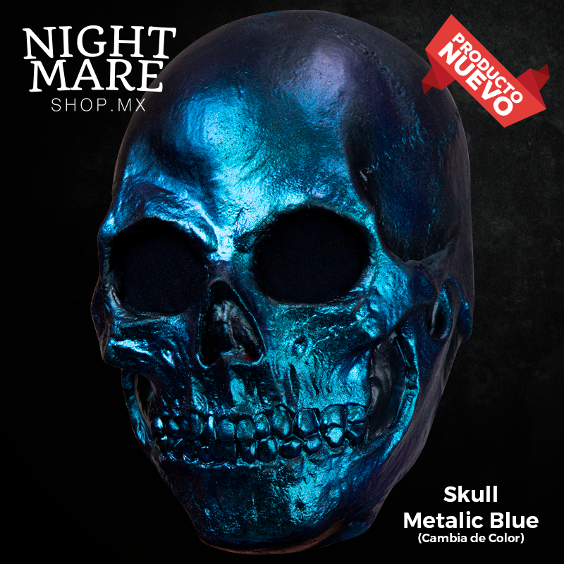 Skull Metalic Blue