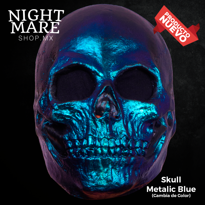 Skull Metalic Blue