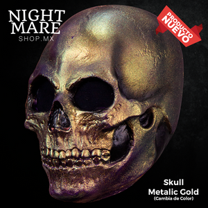 Skull Metalic Gold