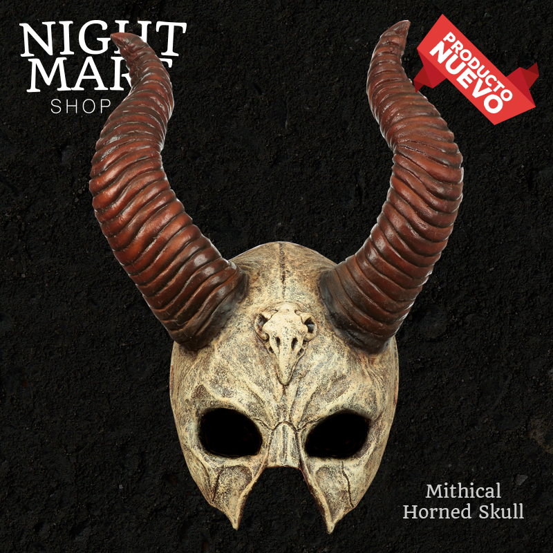Mythical Horned Skull